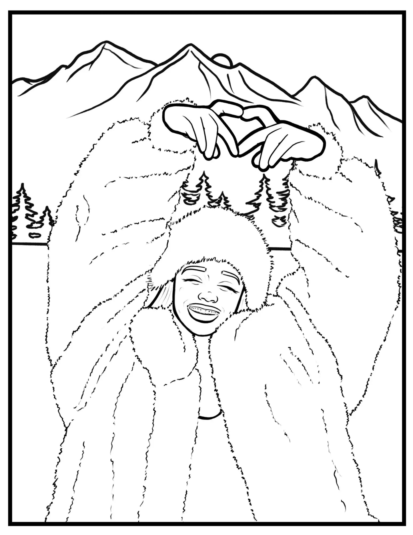 Soft Melaniny Vol. 2: A Soft Girl Coloring Book for Black Women Portrait Style Art x SJK