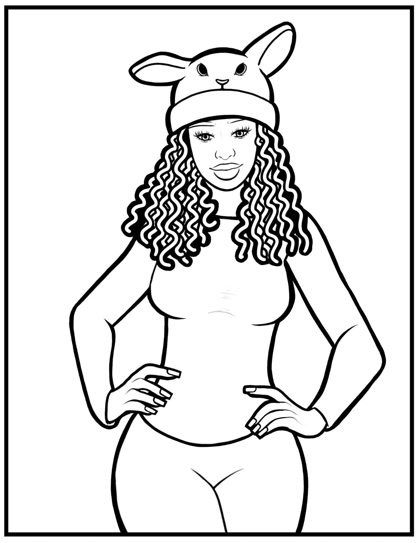 Soft Melaniny Vol. 2 – Instant Download Digital Coloring Book, 21 Creative Pages Art x SJK