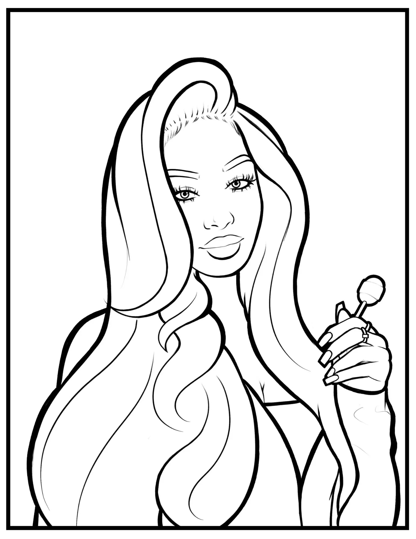 Soft Melaniny Vol. 2 – Instant Download Digital Coloring Book, 21 Creative Pages Art x SJK