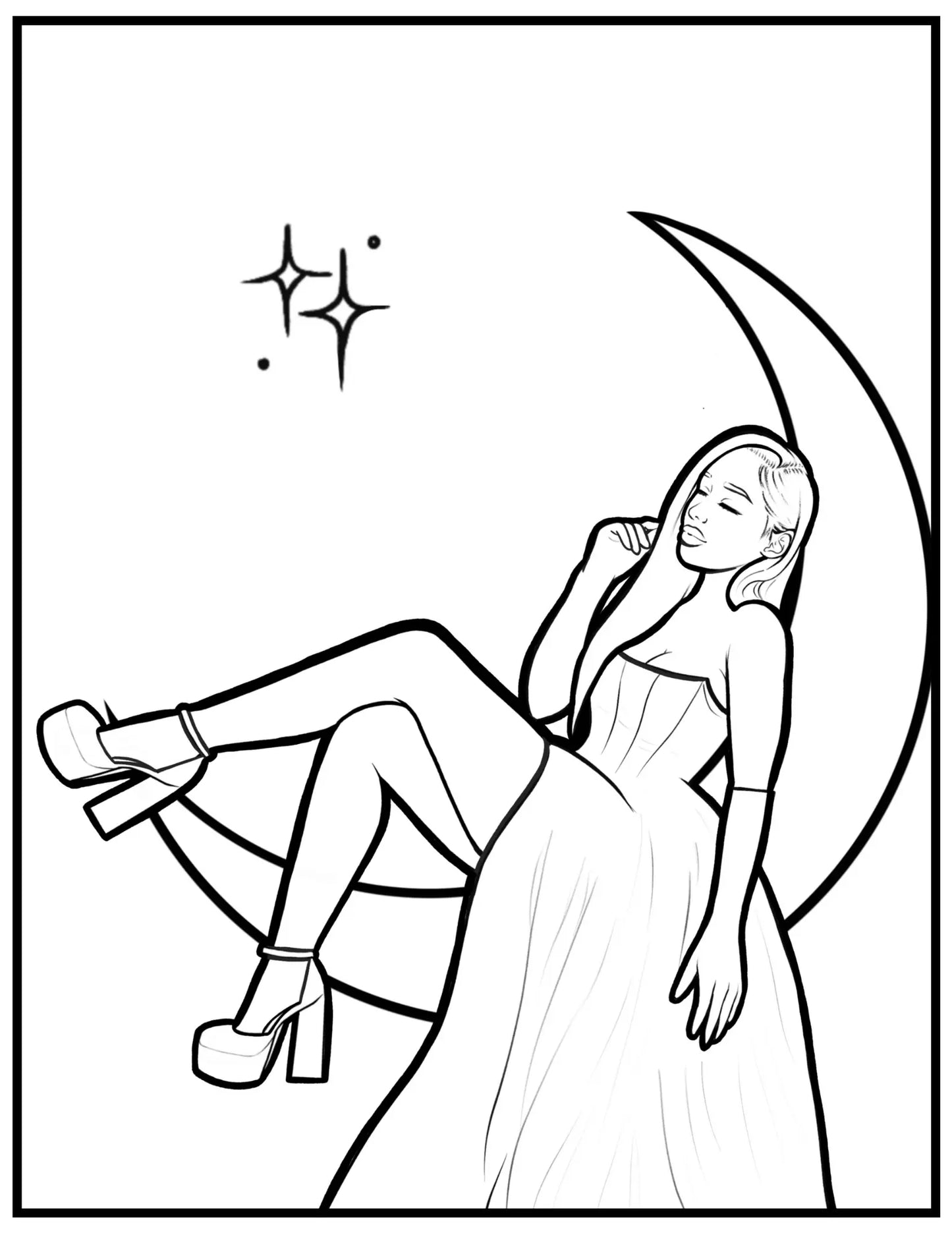 Soft Melaniny Vol. 2 – Instant Download Digital Coloring Book, 21 Creative Pages Art x SJK