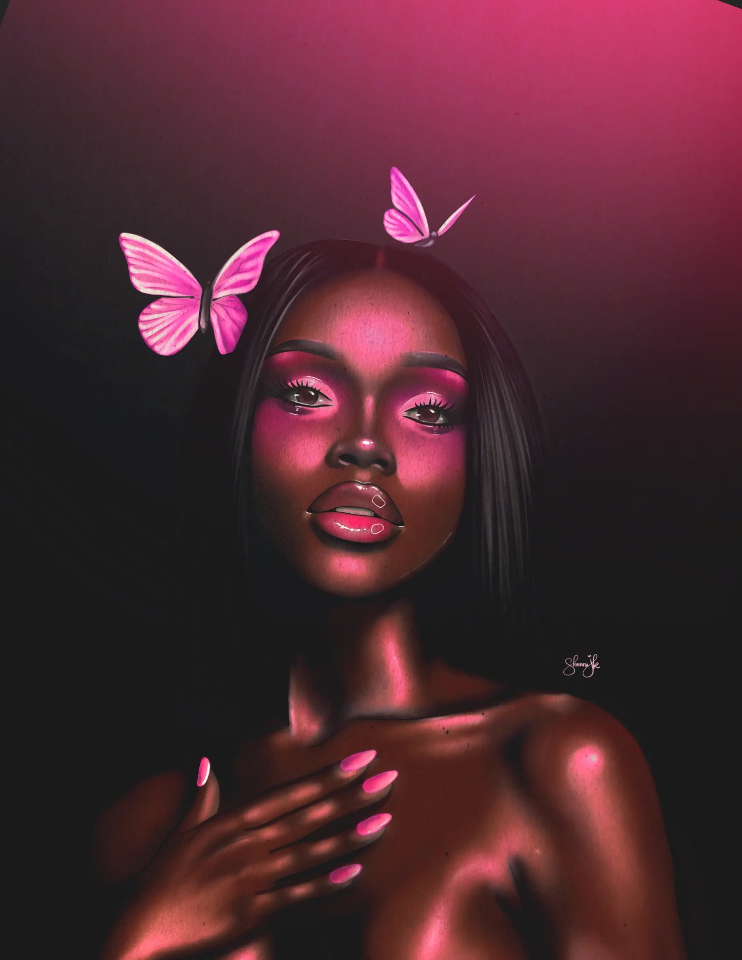 Soft Melaniny Digital Coloring Book for Black Women Art x SJK