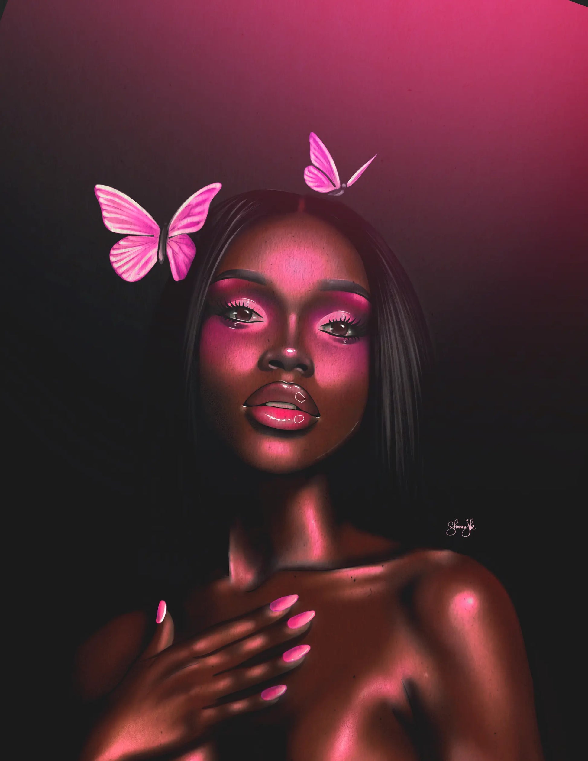 Soft Melaniny Digital Coloring Book for Black Women Art x SJK